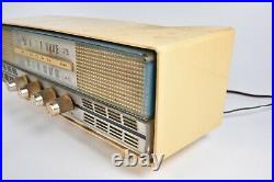 Vintage Rincan KFA-W71 AM FM Tube Radio Powers On Made in Japan 1960's