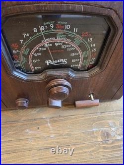 Vintage Rogers Majestic 8R662 Tube Radio Shortwave Battery Set Canada