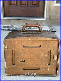 Vintage Rogers Majestic Art Deco Tombstone Radio Portable Radio