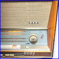 Vintage SABA 300 Automatic Stereo 11 Tube Radio West German MCM READ DESCRIPTION