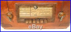 Vintage SILVERTONE 6425 Mid-Century Modern WOOD SHELL RADIO Recapped / Works