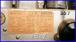 Vintage SILVERTONE model 1904 TOMBSTONE RADIO Working / Some Cap Updates