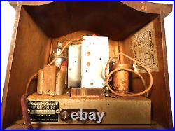 Vintage STEWART WARNER model 301A SHORT WAVE CONVERTER Untested with2 TUBES