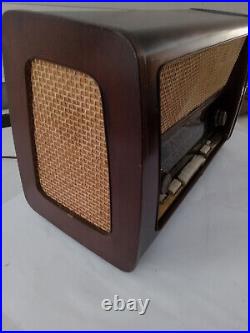 Vintage Schaub Lorenz Goldsuper 58 German Tube Radio