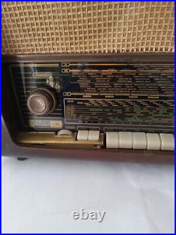 Vintage Schaub Lorenz Goldsuper 58 German Tube Radio