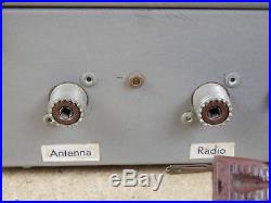 Vintage Scout 20 Linear Tube Amplifier HAM Radio Antenna Amp SSB 10 Meter READ