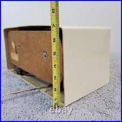 Vintage Sears Silvertone Tube Radio 4206 FM Bakelite White 1950s MCM Works