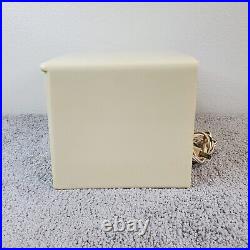 Vintage Sears Silvertone Tube Radio 4206 FM Bakelite White 1950s MCM Works