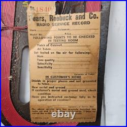 Vintage Sears Silvertone Wire Recorder Radio Chassis 101.814 Tube Parts