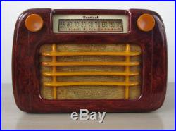 Vintage Sentinel Radio, 284-NR Tube Radio Wavy Grille