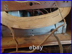 Vintage Sentinel Tube Radio Wooden WORKS (See Video)