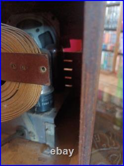 Vintage Sentinel Tube Radio Wooden WORKS (See Video)