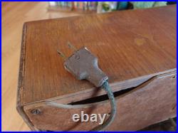 Vintage Sentinel Tube Radio Wooden WORKS (See Video)