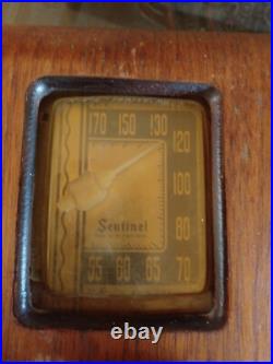 Vintage Sentinel Tube Radio Wooden WORKS (See Video)