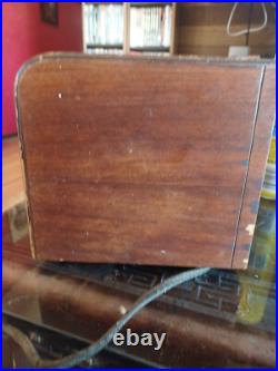 Vintage Sentinel Tube Radio Wooden WORKS (See Video)