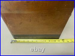 Vintage Sentinel Wooden Tube Radio Tabletop AM Receiver Untested