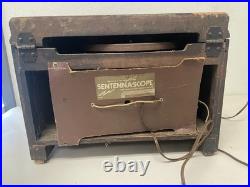 Vintage Sentinel Wooden Tube Radio Tabletop AM Receiver Untested