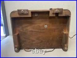 Vintage Sentinel Wooden Tube Radio Tabletop AM Receiver Untested