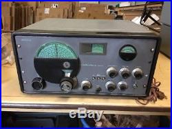 Vintage Serviced Hallicrafters SX-42 Shortwave Tube Receiver Ham Radio AM FM CW