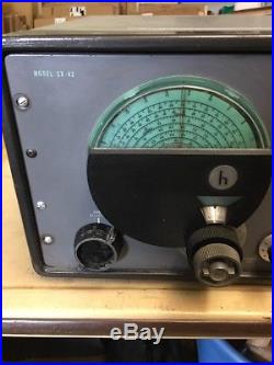 Vintage Serviced Hallicrafters SX-42 Shortwave Tube Receiver Ham Radio AM FM CW