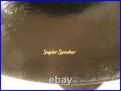Vintage Sexy SNAKE-SKIN SNYDER HORN SPEAKER- 22 h / 15 bell GOOD DRIVER