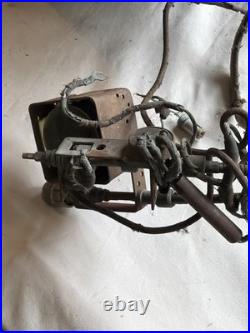 Vintage Silver tone Tube Radio Art Deco Mid-Century Modern Rare Old Original