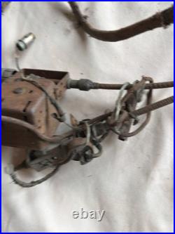 Vintage Silver tone Tube Radio Art Deco Mid-Century Modern Rare Old Original