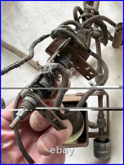 Vintage Silver tone Tube Radio Art Deco Mid-Century Modern Rare Old Original