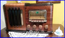 Vintage Silvertone 6424 AM/SW Tube Radio (1939) RESTORED & GORGEOUS