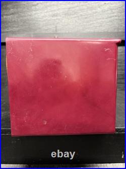 Vintage Silvertone AM/FM Vacuum Tube Radio #4204 Maroon Bakelite Working