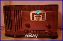 Vintage Silvertone AM/SW Green Magic Eye Radio 6230 (1939) COMPLETELY RESTORED