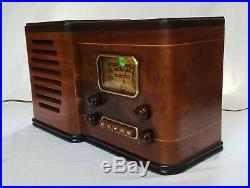 Vintage Silvertone AM/SW Magic Eye Radio #6130 (1939) COMPLETELY RESTORED