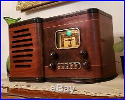 Vintage Silvertone AM/SW Magic Eye Radio #6130 (1939) COMPLETELY RESTORED