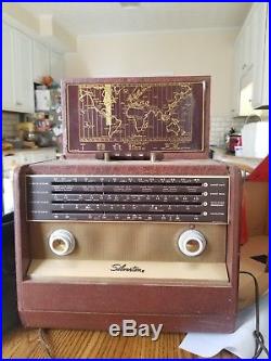 Vintage Silvertone Multiband Shortwave Tube Radio Global Shipping