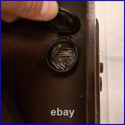 Vintage Silvertone Tube Radio & Turntable Wood Case Power Tested