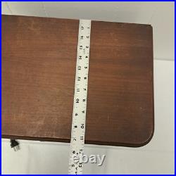 Vintage Silvertone Tube Radio & Turntable Wood Case Power Tested