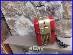Vintage Small Westinghouse Refrigerator Case AM Tube Little Jewel Radio