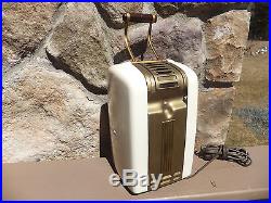 Vintage Small Westinghouse Refrigerator Case AM Tube Little Jewel Radio Works