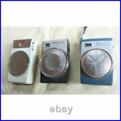 Vintage Sony transistor radio TR-610, TR-620, TR-650 3 piece set, 1950s Japan