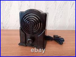 Vintage Soviet Bakelite radio-speaker Artel Graplastmass 1950s USSR