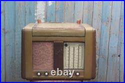 Vintage Soviet Ural 49 Tube Radio Record Player Turntable USSR 1949 For Parts
