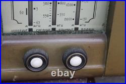 Vintage Soviet Ural 49 Tube Radio Record Player Turntable USSR 1949 For Parts