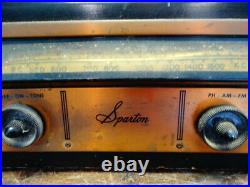Vintage Sparton A. C. Receiver Model 121 Tube Radio Sparks-Withington