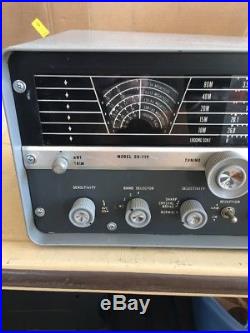 Vintage Sreviced Hallicrafters SX-110 Shortwave Ham Tube Radio Receiver