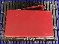 Vintage Sterling LS-4 Portable AM Tube Radio Red Excellent Rare! Untested