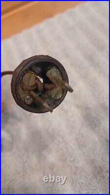 Vintage Stewart Warner 1952 Radio 2C Bakelite Model 9160 Mocha Brown Vacuum Tube