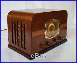 Vintage Stewart Warner AM/SW Tube Radio 1801 (1937) COMPLETELY RESTORED