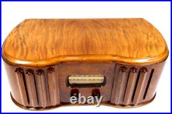 Vintage Stewart Warner Art Deco Old Depression Era Ingraham Wood Cabinet Radio Vintage Stewart Warner Art Deco Old Depression Era Ingraham Wood Cabinet Radio
