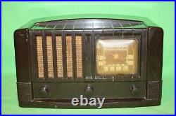 Vintage Stromberg Carlson Model 1100 Series 12 Bakelite Radio WORKING WELL