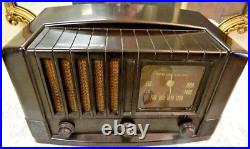 Vintage Stromberg-Carlson Tube Radio AM Receiver Bakelite 1940's Works